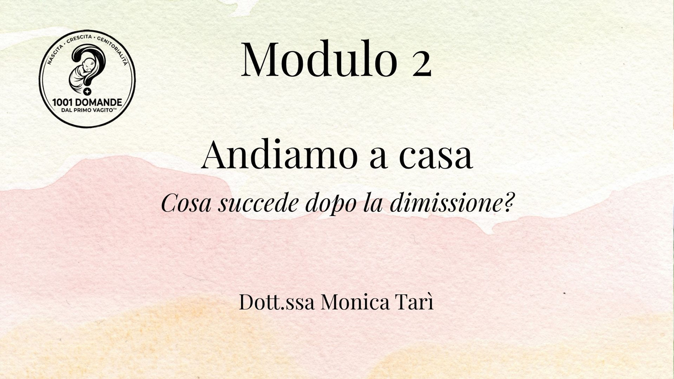 Modulo 2 - Andiamo a casa
